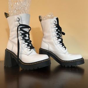Dr. Martens white Chesney Boots